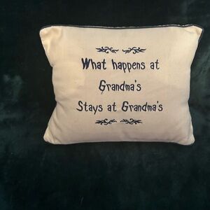 Decorative Pillow with Grandma Theme